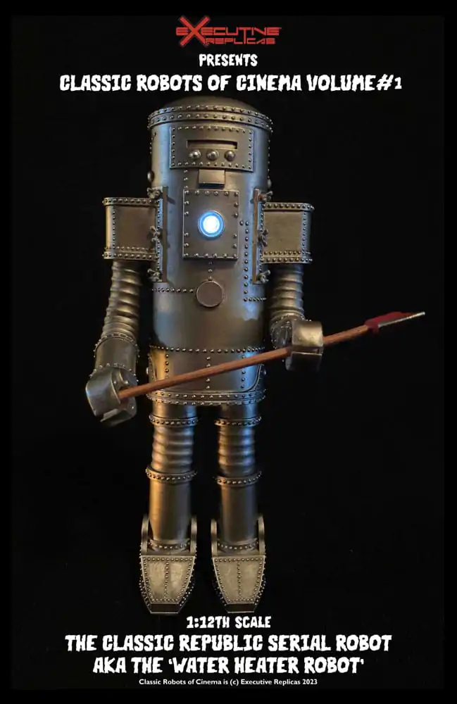 Classic Robots of Cinema Actionfigur 1/12 Volume #1: The Classic Republic Serial Robot a.k.a. The Water Heater Robot 15 cm product photo
