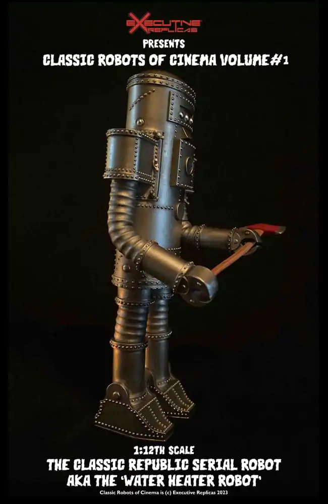Classic Robots of Cinema Actionfigur 1/12 Volume #1: The Classic Republic Serial Robot a.k.a. The Water Heater Robot 15 cm product photo