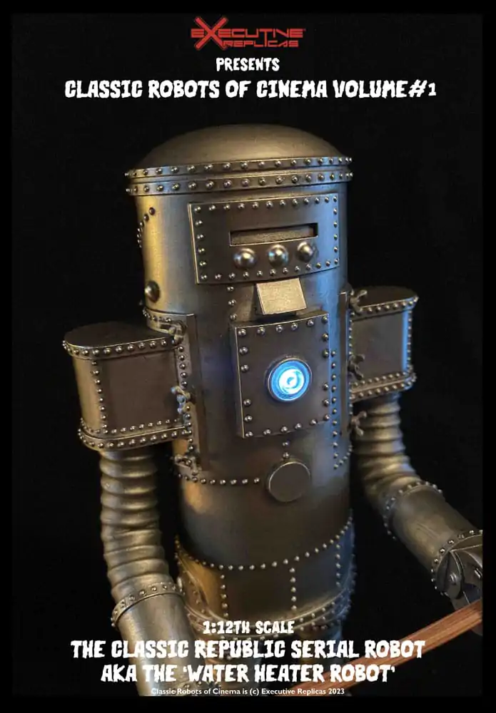 Classic Robots of Cinema Actionfigur 1/12 Volume #1: The Classic Republic Serial Robot a.k.a. The Water Heater Robot 15 cm product photo