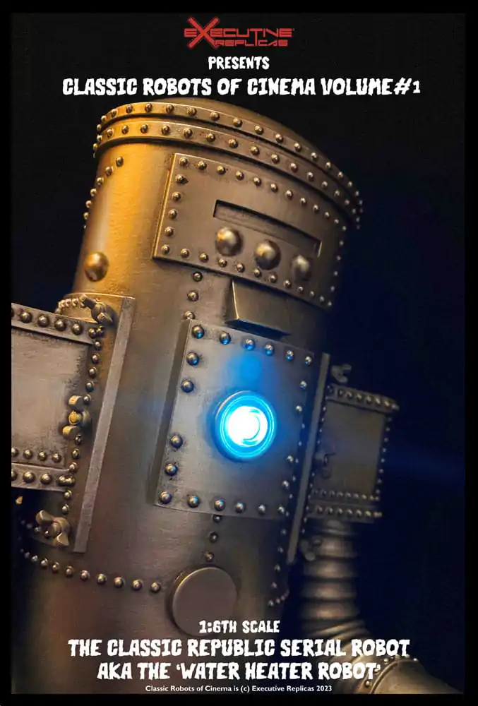 Classic Robots of Cinema Actionfigur 1/6 Volume #1: The Classic Republic Serial Robot a.k.a. The Water Heater Robot 30 cm product photo