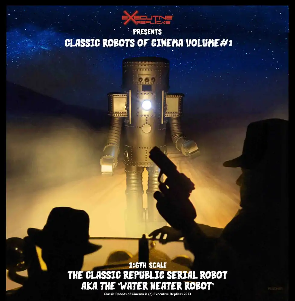 Classic Robots of Cinema Actionfigur 1/6 Volume #1: The Classic Republic Serial Robot a.k.a. The Water Heater Robot 30 cm product photo