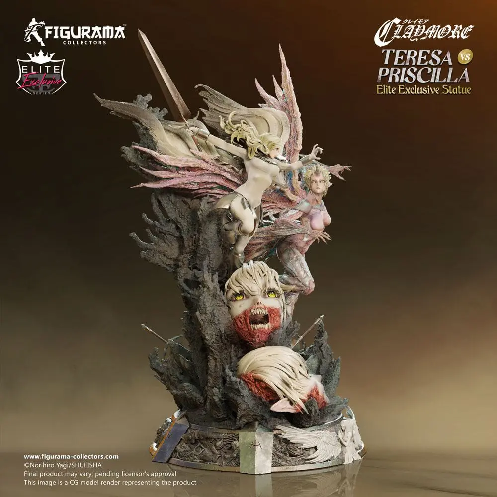Claymore Elite Exclusive Statue 1/6 Teresa vs. Priscilla 72 cm product photo