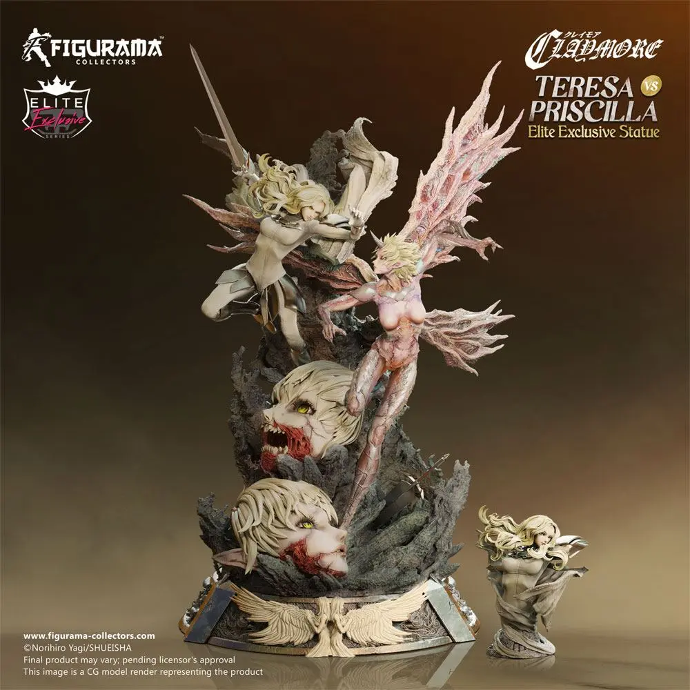 Claymore Elite Exclusive Statue 1/6 Teresa vs. Priscilla 72 cm product photo