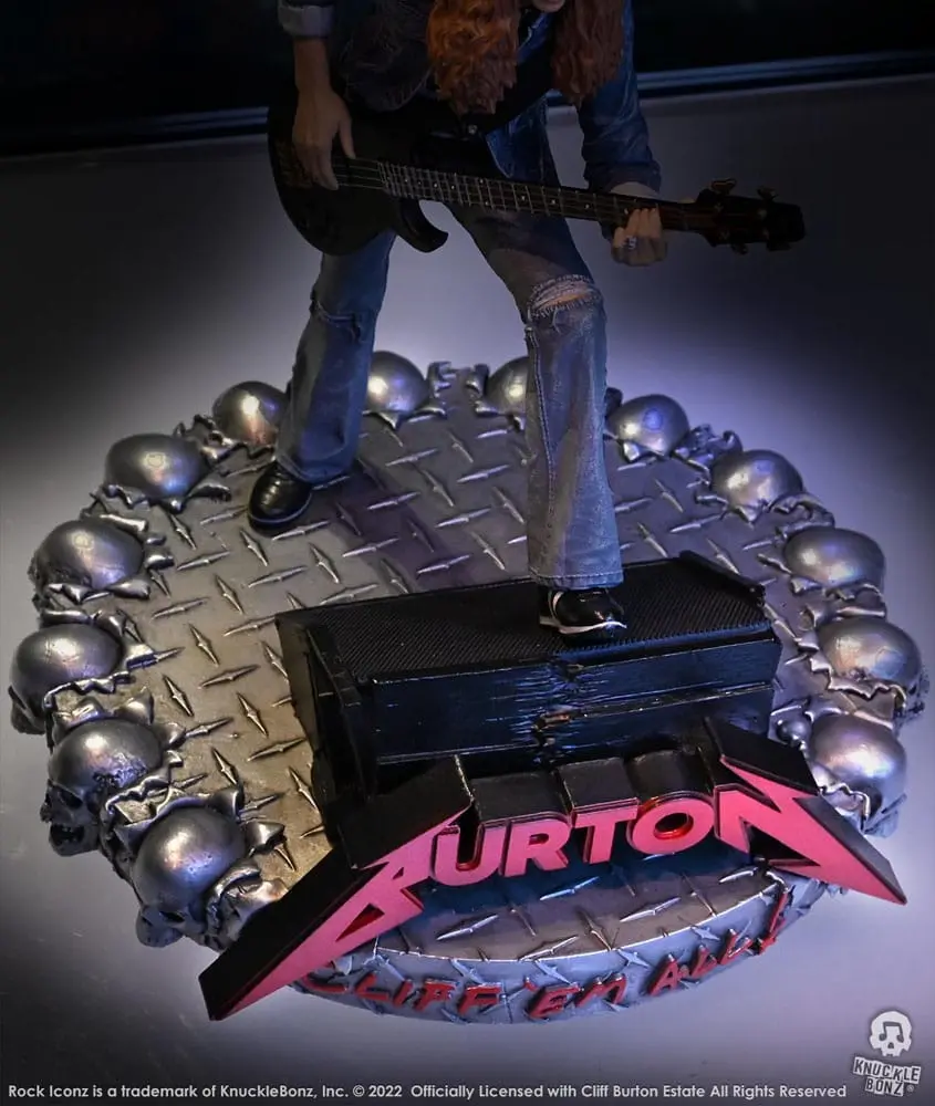 Cliff Burton Rock Iconz Statue Cliff 'Em All 22 cm product photo