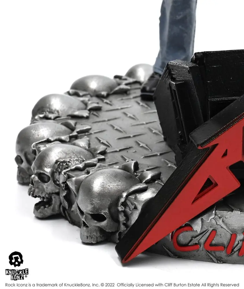 Cliff Burton Rock Iconz Statue Cliff 'Em All 22 cm product photo