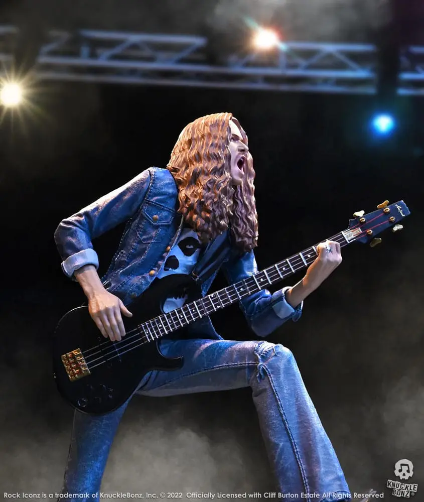 Cliff Burton Rock Iconz Statue Cliff 'Em All 22 cm product photo