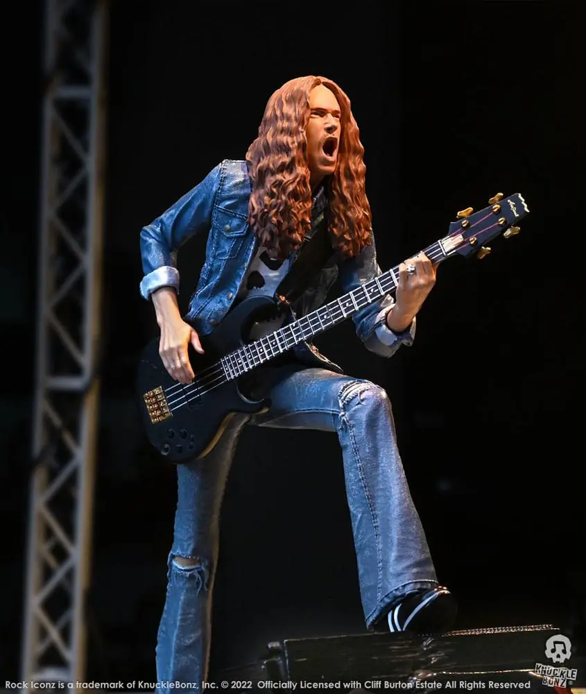Cliff Burton Rock Iconz Statue Cliff 'Em All 22 cm product photo