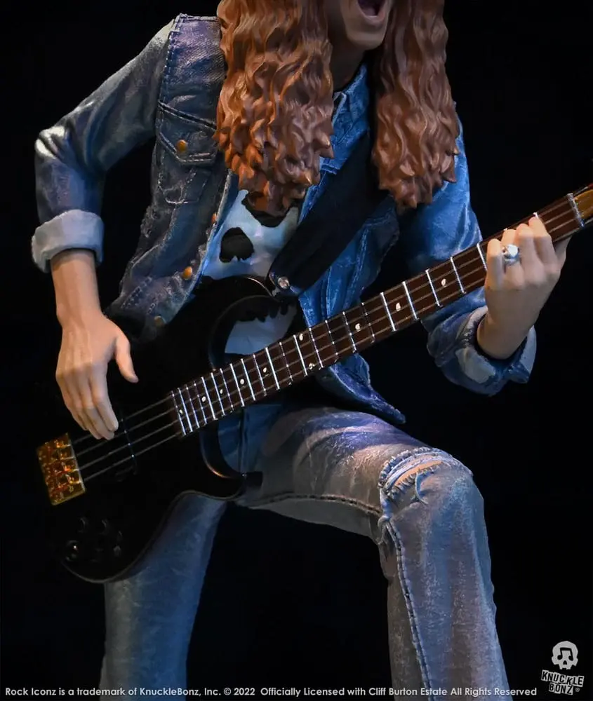 Cliff Burton Rock Iconz Statue Cliff 'Em All 22 cm product photo