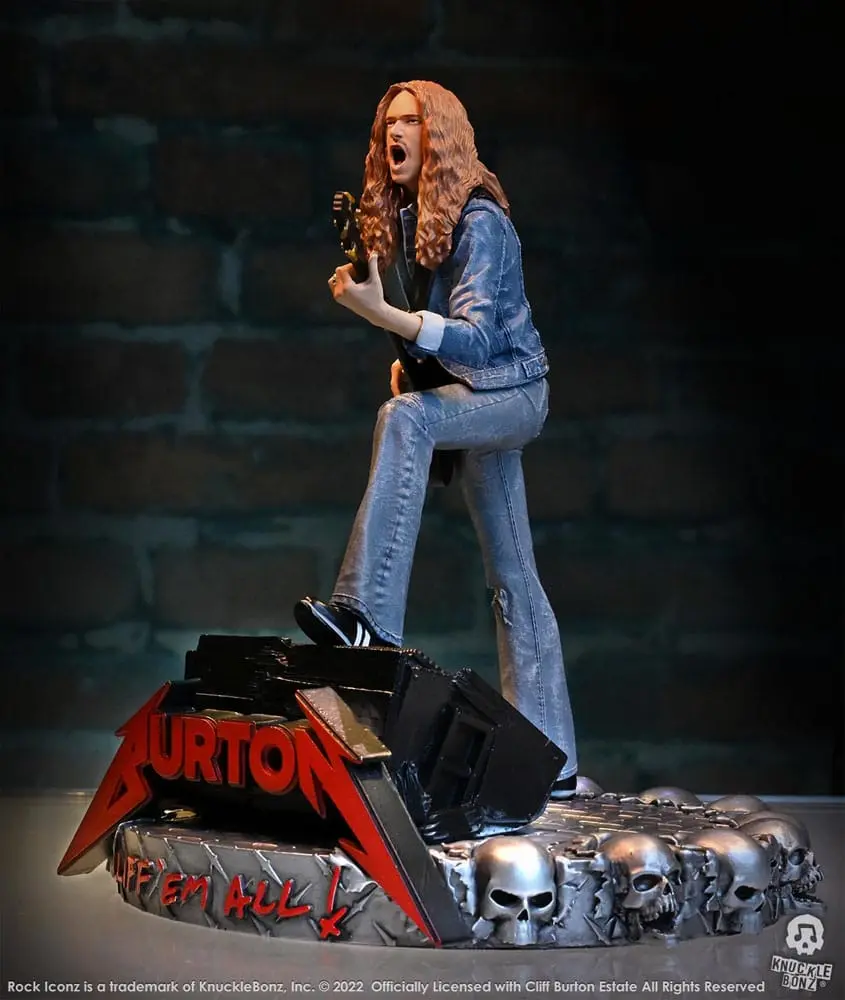 Cliff Burton Rock Iconz Statue Cliff 'Em All 22 cm product photo