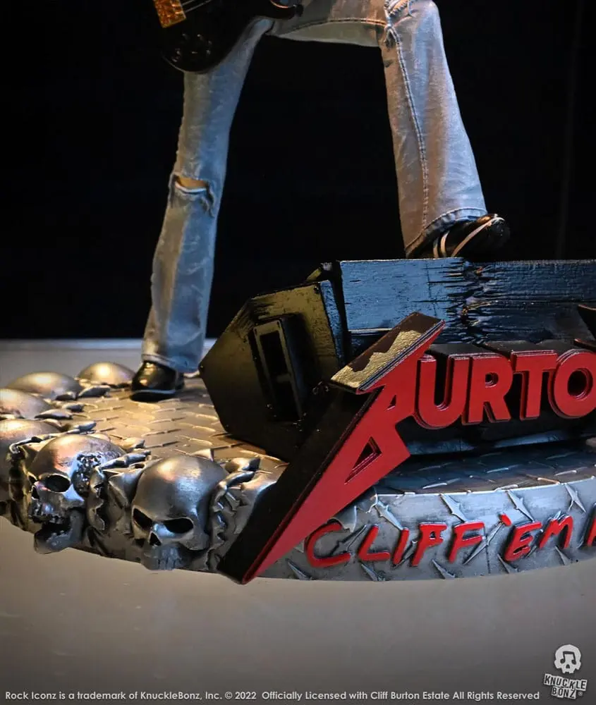 Cliff Burton Rock Iconz Statue Cliff 'Em All 22 cm product photo