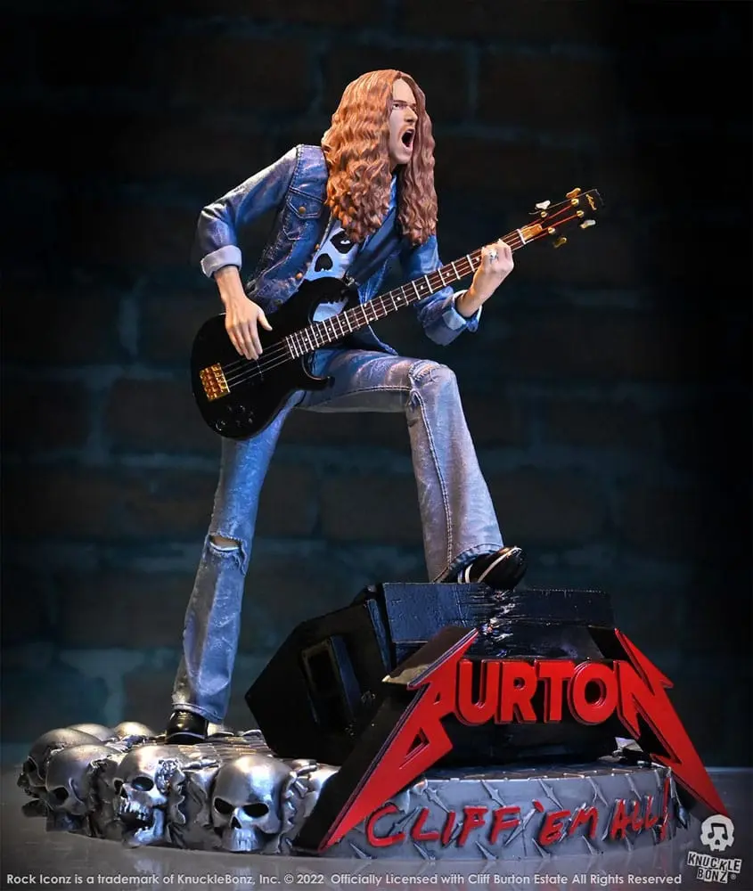 Cliff Burton Rock Iconz Statue Cliff 'Em All 22 cm product photo