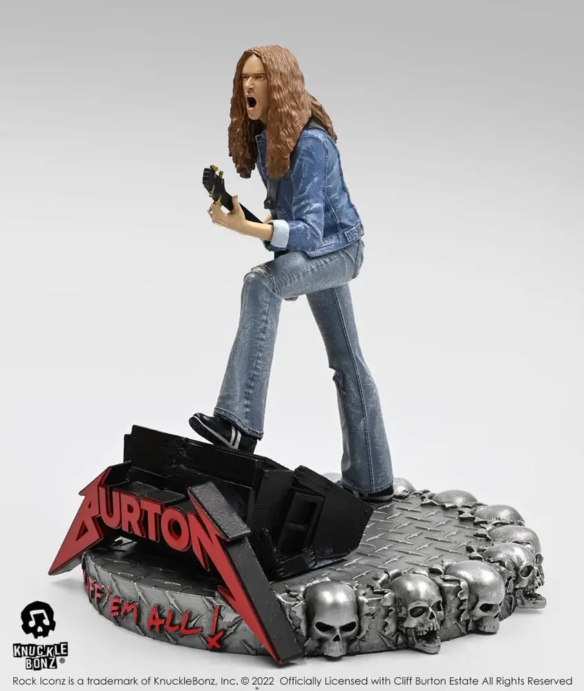 Cliff Burton Rock Iconz Statue Cliff 'Em All 22 cm product photo