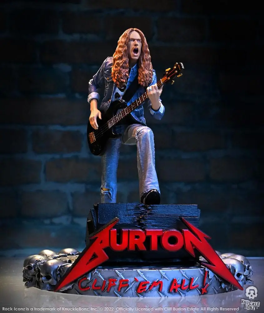 Cliff Burton Rock Iconz Statue Cliff 'Em All 22 cm product photo