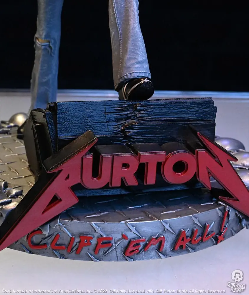 Cliff Burton Rock Iconz Statue Cliff 'Em All 22 cm product photo