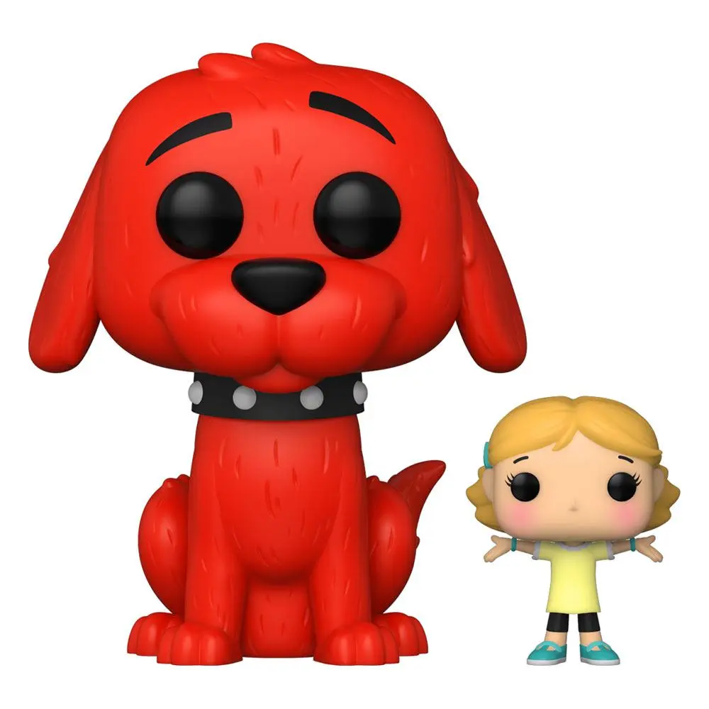 Clifford the Big Red Dog POP! &amp; Buddy Vinyl Figure Clifford w/Emily 9 cm product photo