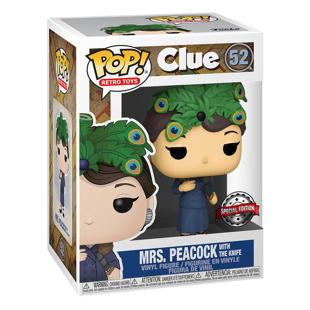 Clue POP! Movies Vinyl Figure Mrs. Peacock w/Knife 9 cm product photo