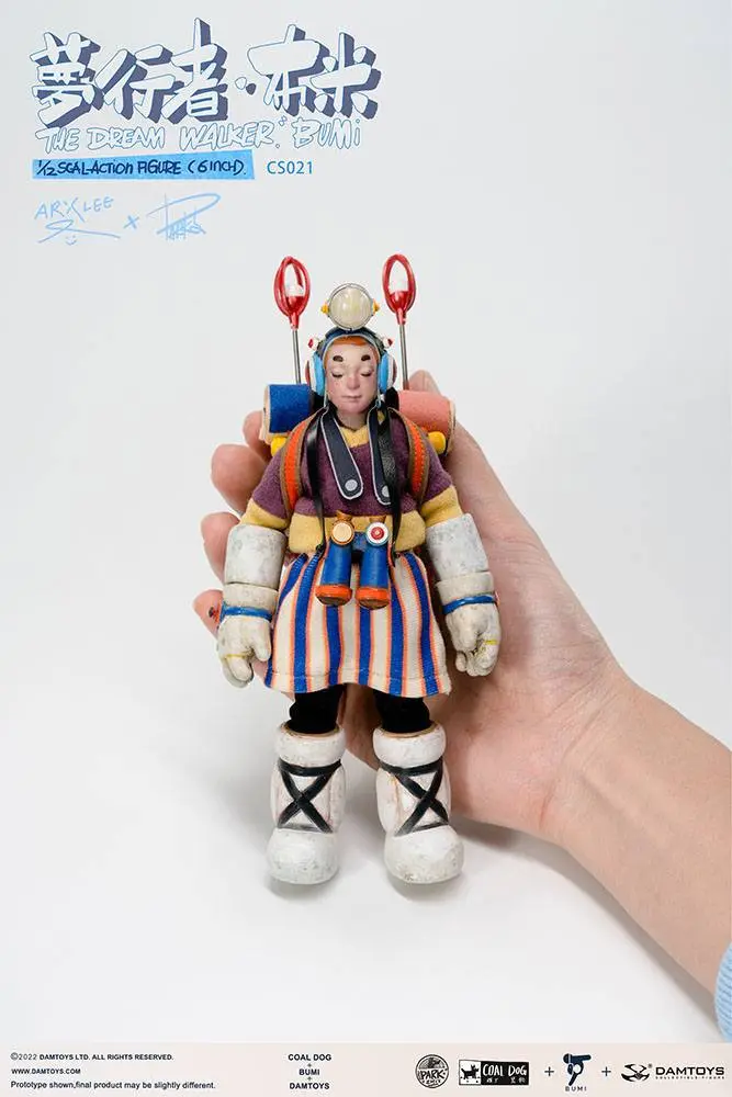 Coal Dog Action Figure 1/12 Bumi The Dream Walker (Light Sleep Version) 15 cm product photo