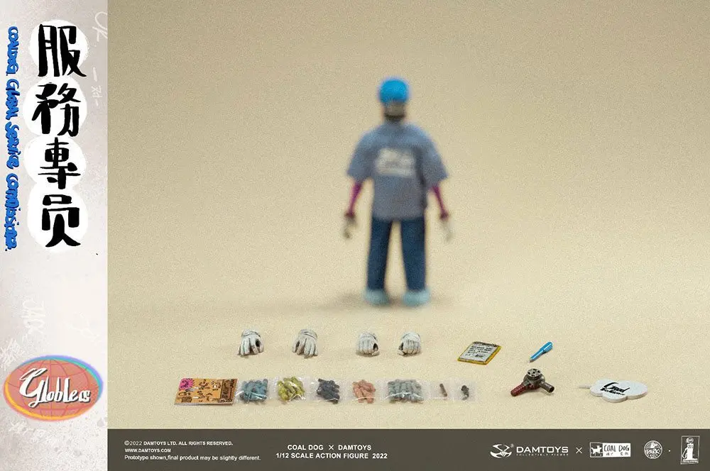 Coal Dog Action Figure 1/12 Service Commissiner Jack 15 cm product photo