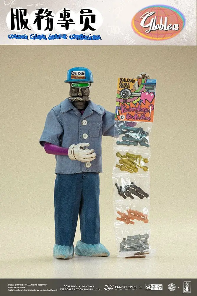 Coal Dog Action Figure 1/12 Service Commissiner Jack 15 cm product photo