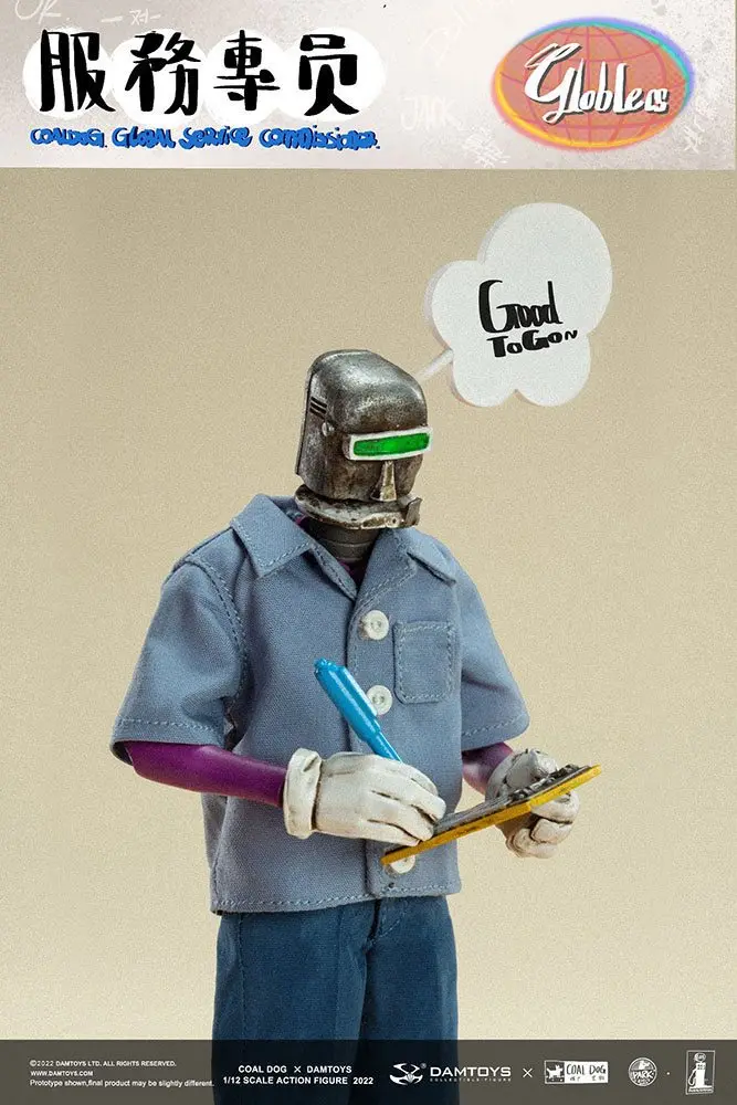 Coal Dog Action Figure 1/12 Service Commissiner Jack 15 cm product photo