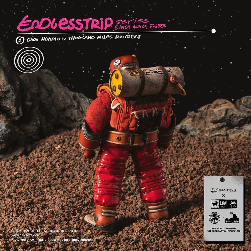 Coal Dog Endlesstrip Series Action Figure One Hundred Thousand Miles Project 15 cm product photo