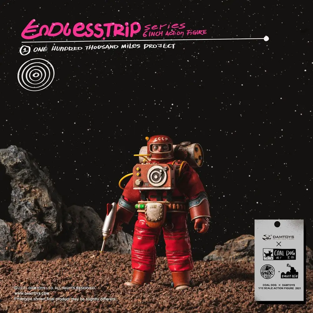 Coal Dog Endlesstrip Series Action Figure One Hundred Thousand Miles Project 15 cm product photo