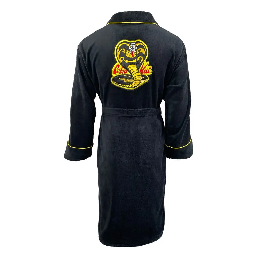 Cobra Kai Fleece Bathrobe Black product photo