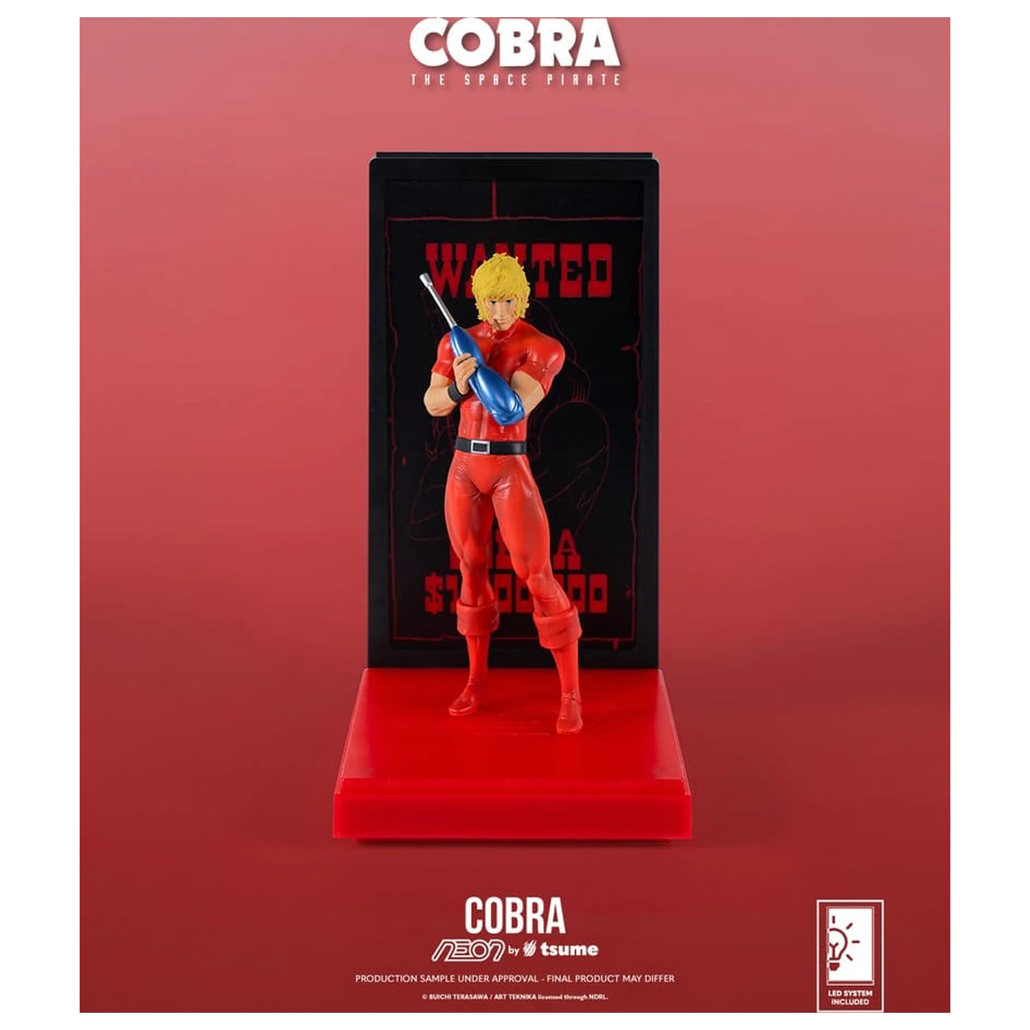 Cobra Neon Figure 1/9 Cobra The Space Pirate 20 cm product photo