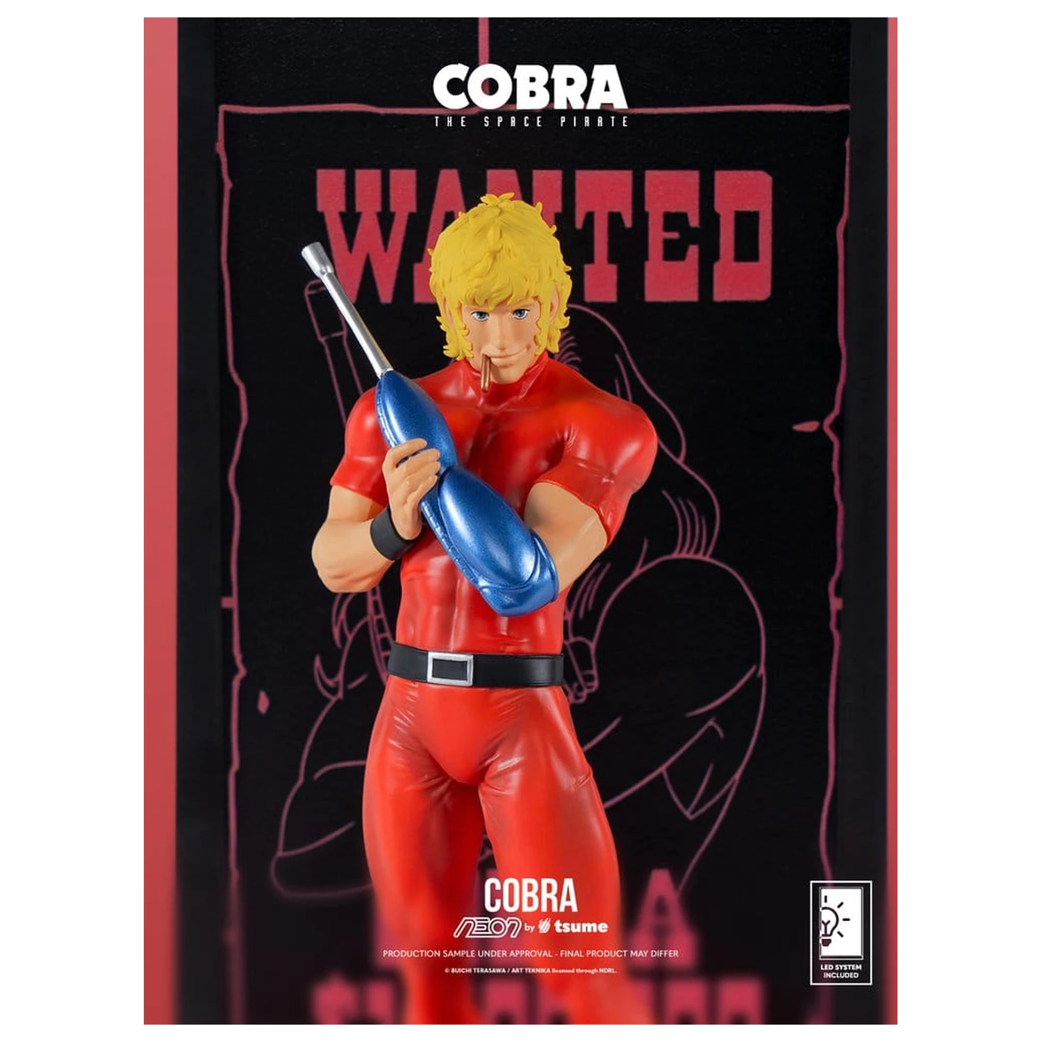 Cobra Neon Figure 1/9 Cobra The Space Pirate 20 cm product photo