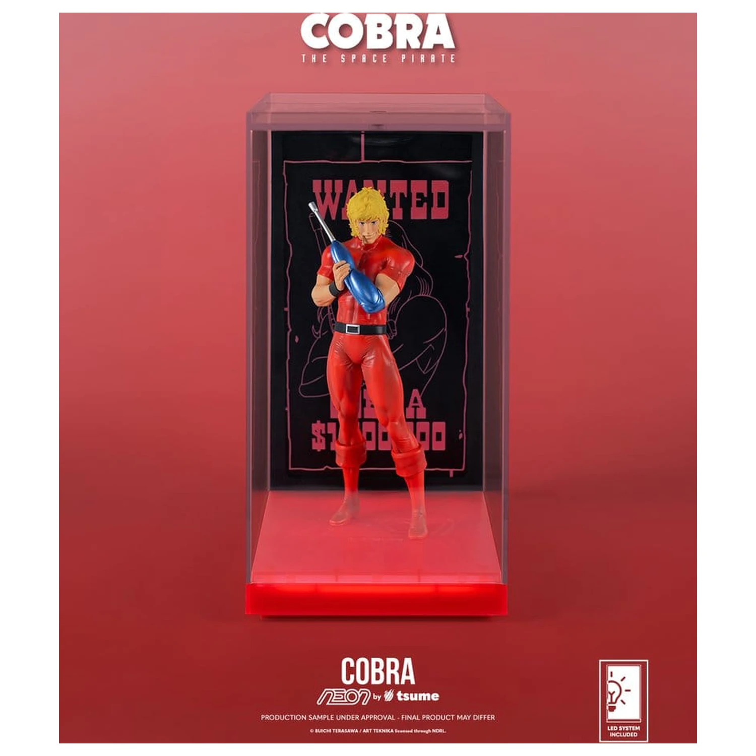 Cobra Neon Figure 1/9 Cobra The Space Pirate 20 cm product photo