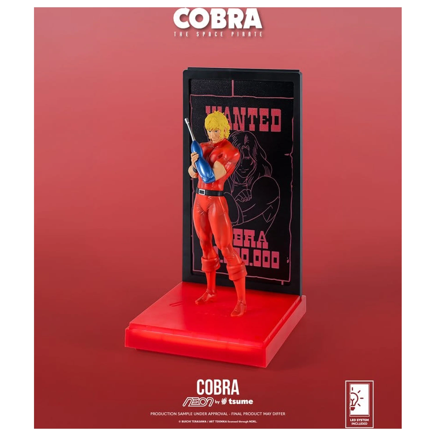 Cobra Neon Figure 1/9 Cobra The Space Pirate 20 cm product photo