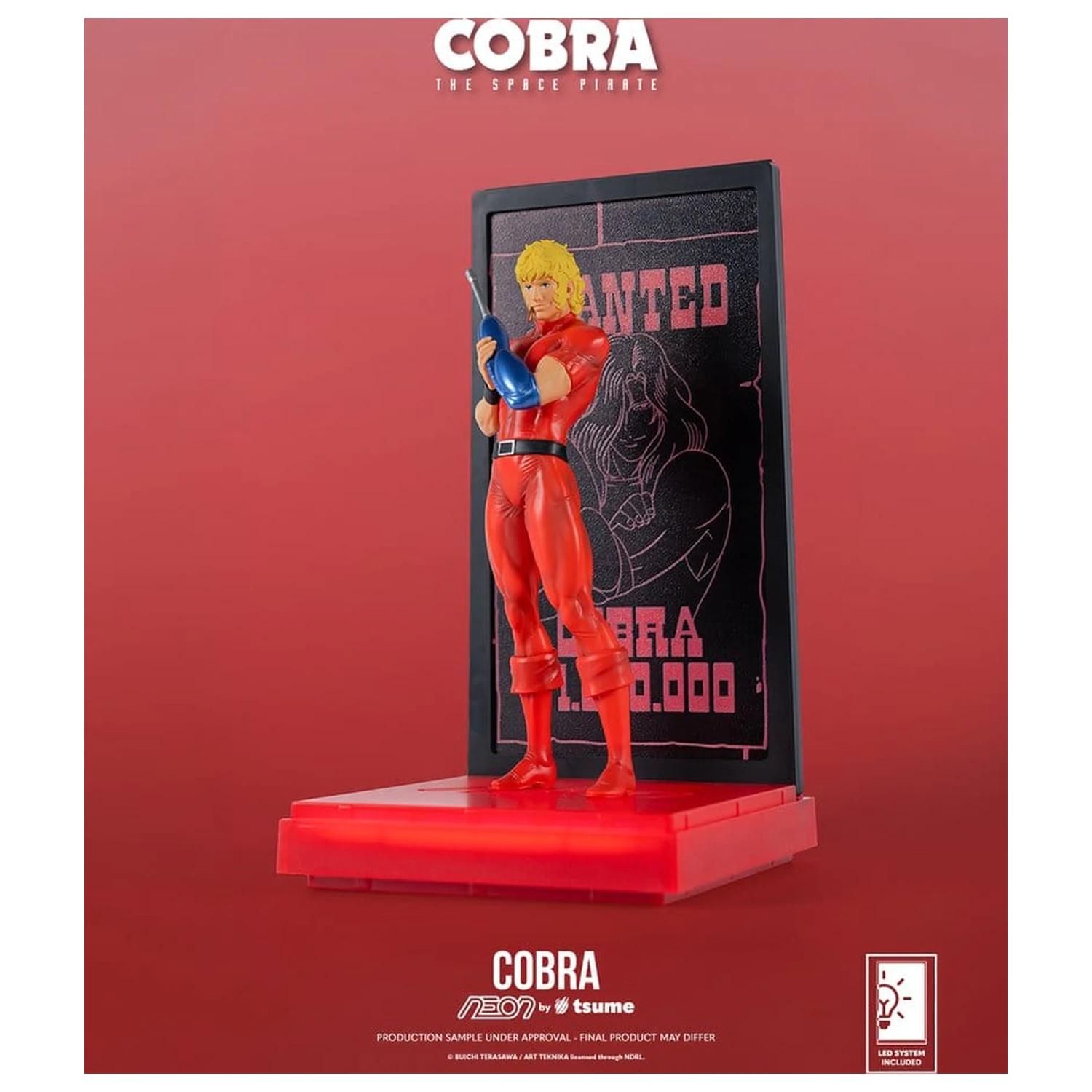Cobra Neon Figure 1/9 Cobra The Space Pirate 20 cm product photo
