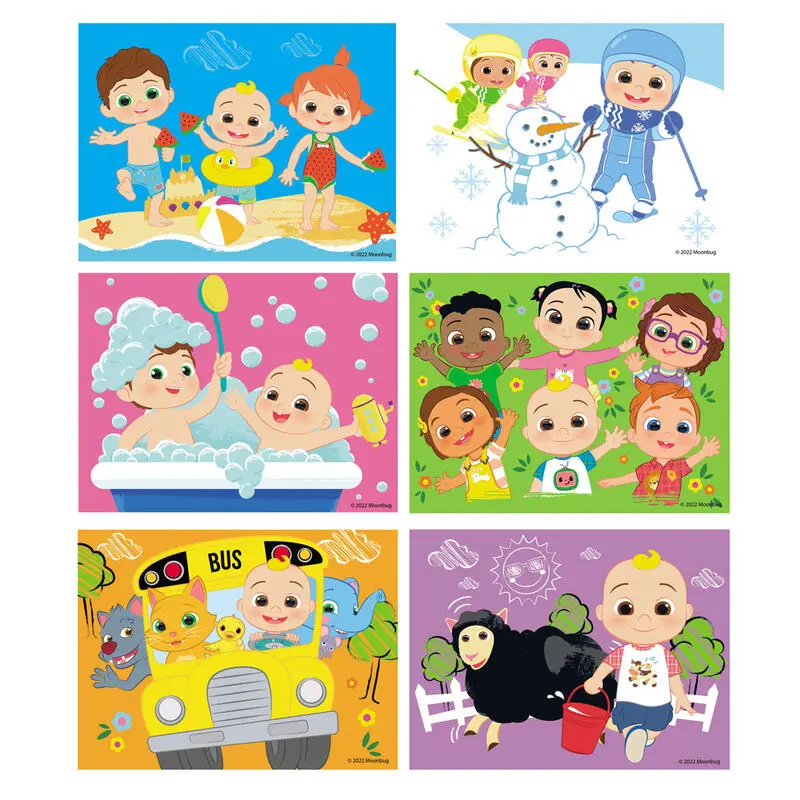 Coco Melon Cube puzzle 12pzs product photo