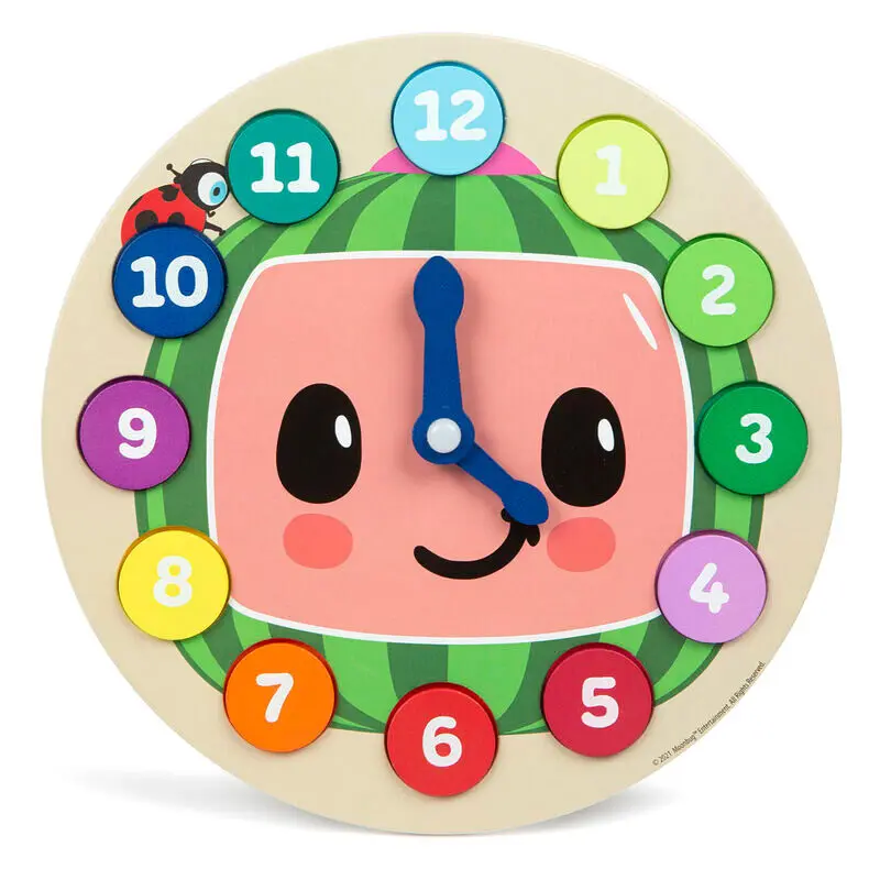 Cocomelon Wooden learning clock product photo