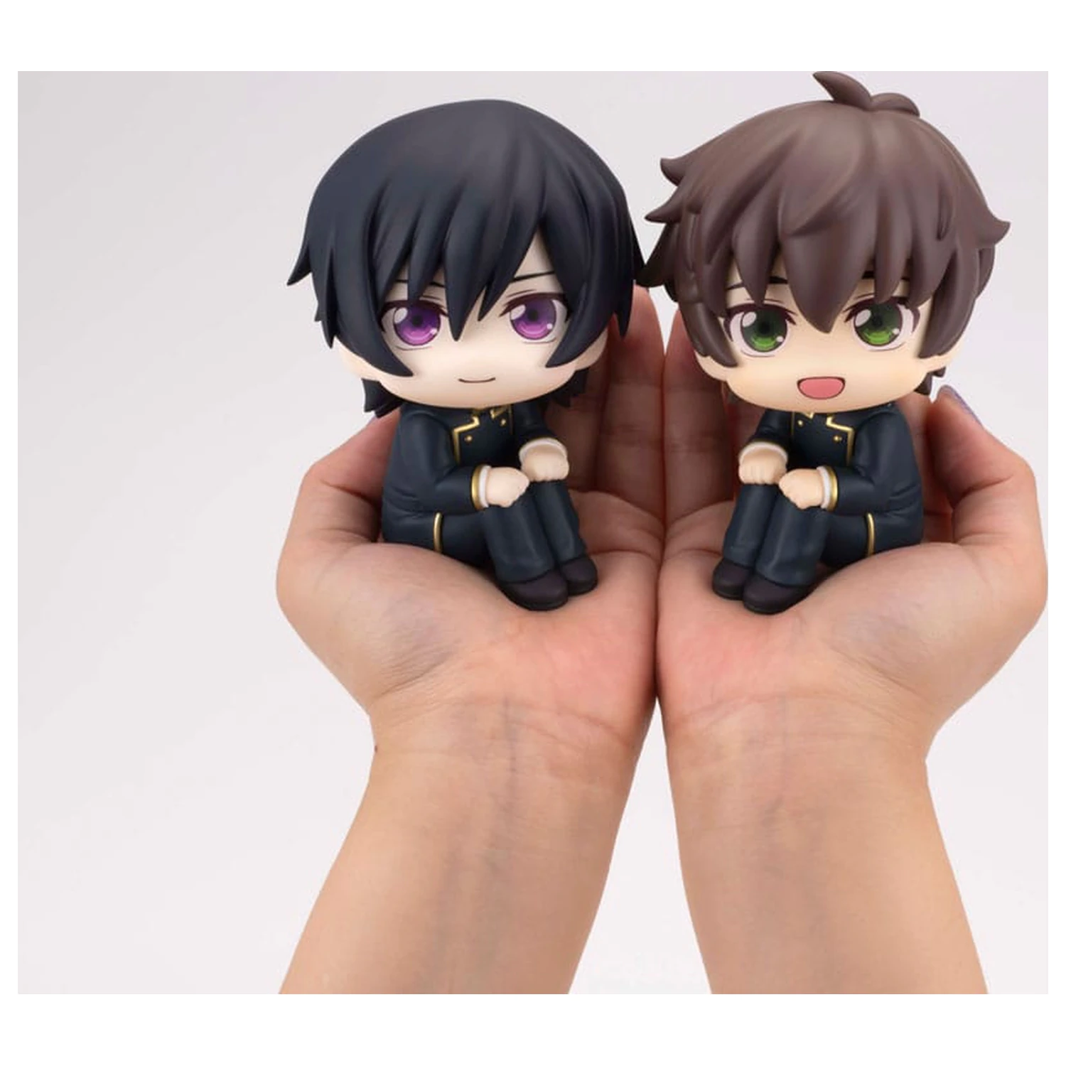 Code Geass Lelouch of the Rebellion Look Up PVC Statues Lelouch Lamperouge & Suzaku Kururugi Set (with gift) 11 cm      product photo