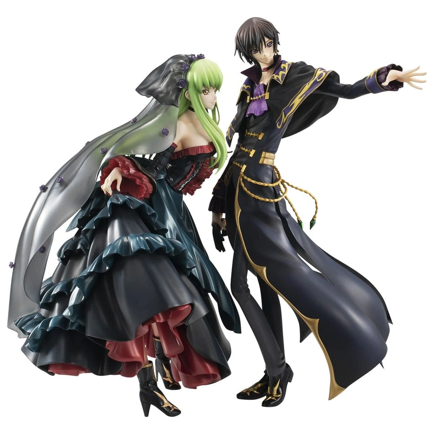 Code Geass: Lelouch of the Rebellion Precious G.E.M. Series Statue 2-Pack L.L. & C.C. 20th Anniversary 25 cm product photo