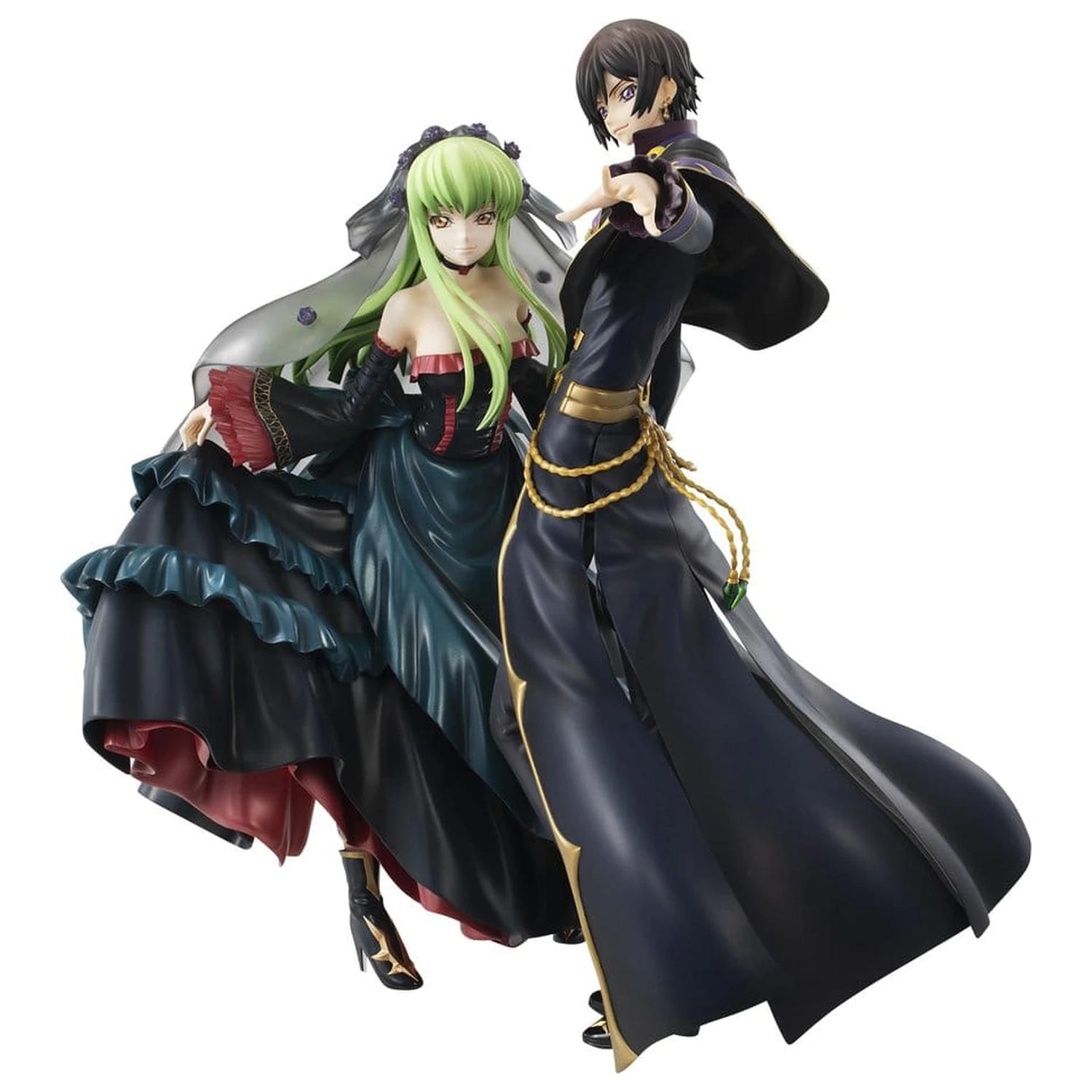 Code Geass: Lelouch of the Rebellion Precious G.E.M. Series Statue 2-Pack L.L. & C.C. 20th Anniversary 25 cm product photo