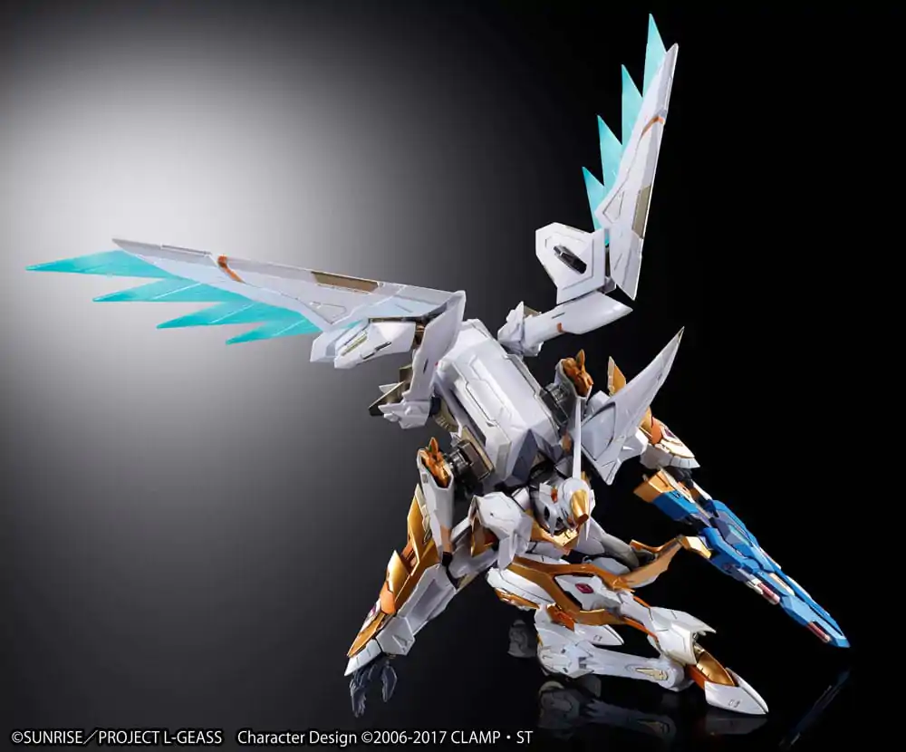 Code Geass: Lelouch of the Rebellion R2 Metal Build Dragon Scale Action Figure Lancelot Albion 18 cm product photo