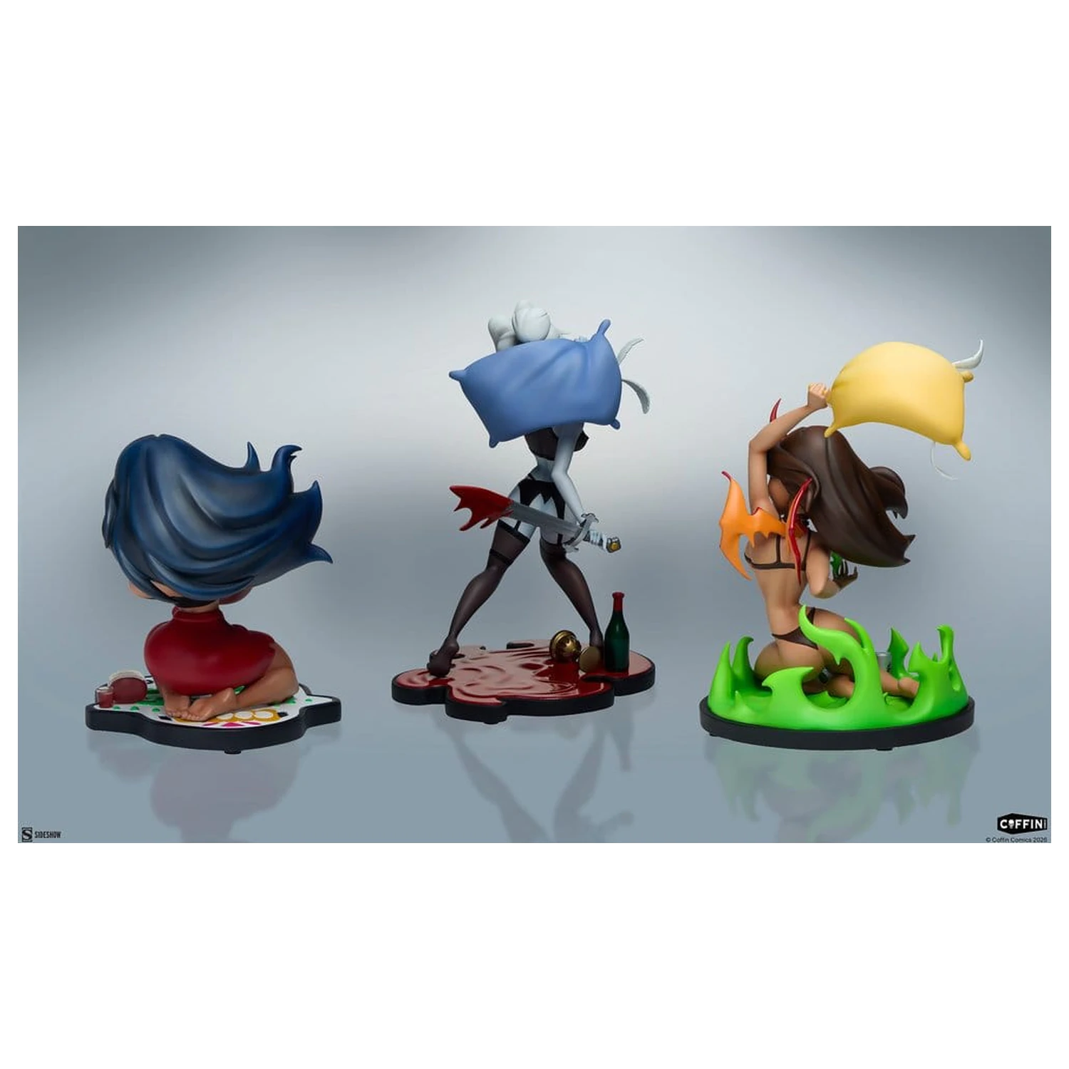 Coffin Comics Designer Statues Set Sleepover In Hell product photo
