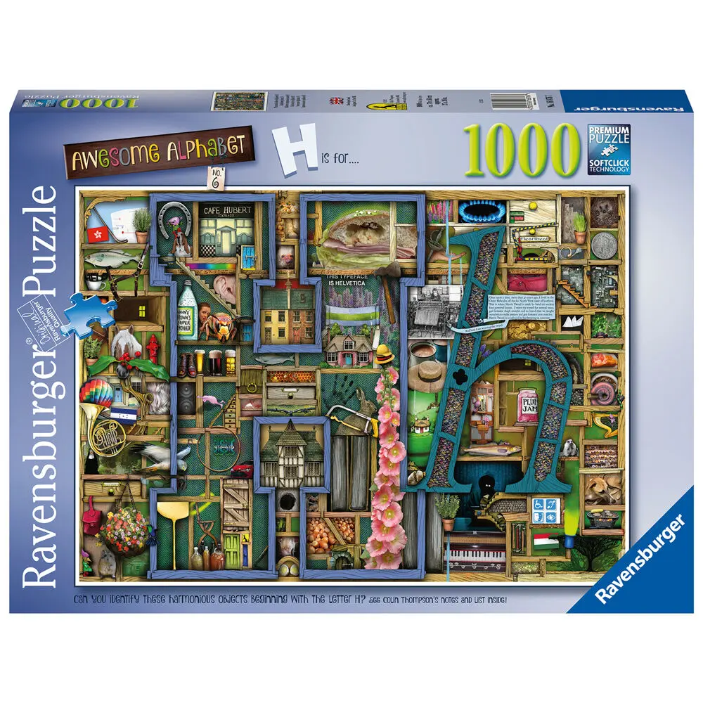Colin Thompson Impressive alphabet puzzle 1000pcs product photo