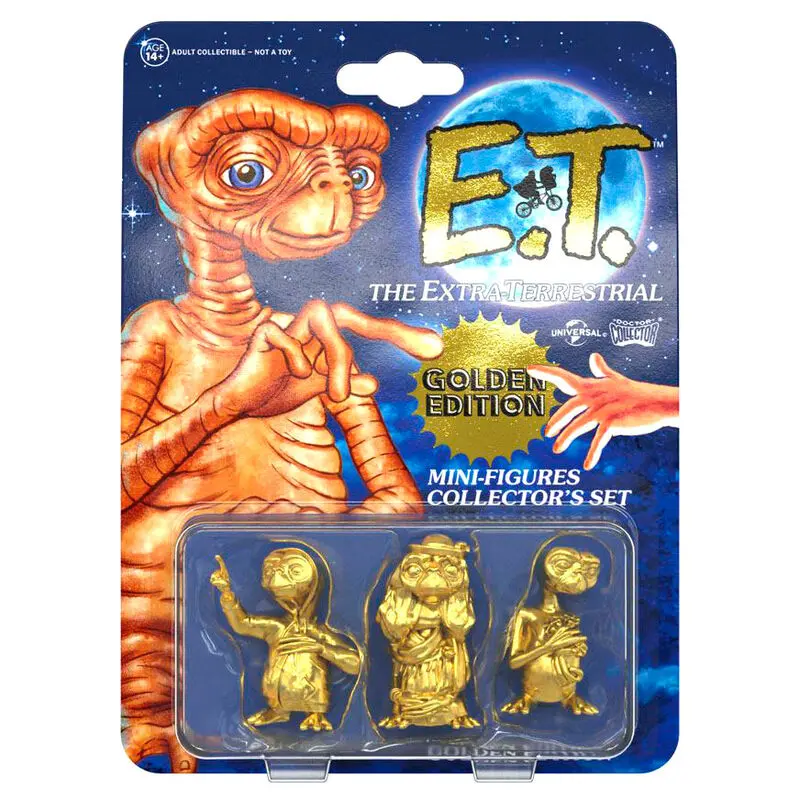 E.T. the Extra-Terrestrial Collector's Set Mini Figures 3-Pack Golden Edition 5 cm product photo
