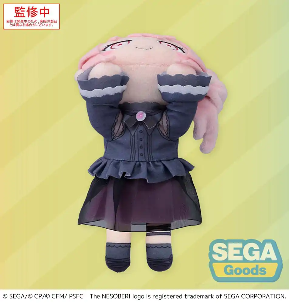 COLORFUL STAGE! The Movie: A Miku Who Can&#039;t Sing Nesoberi Lay-Down Plush Figure Akiyama Mizuki 16 cm product photo