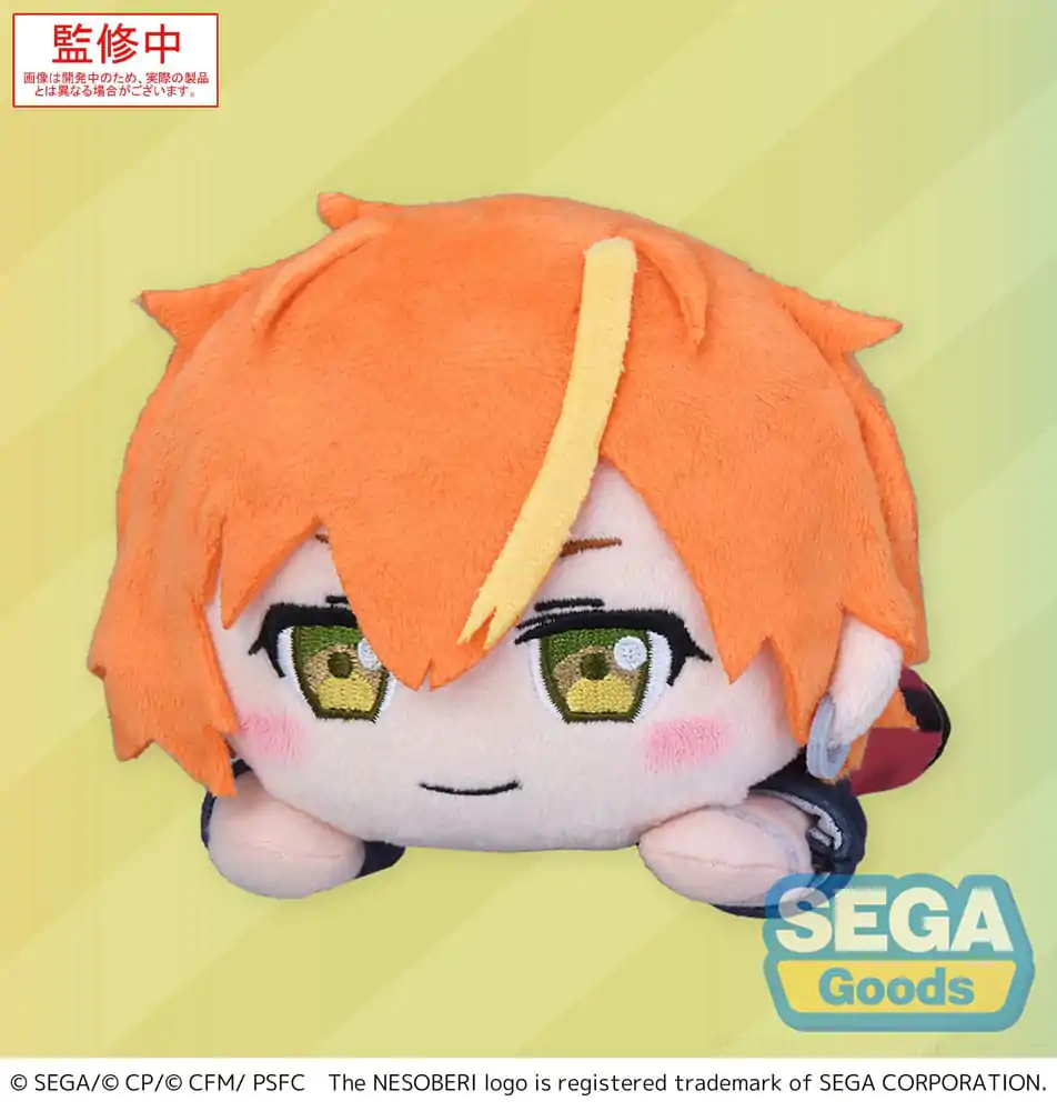 COLORFUL STAGE! The Movie: A Miku Who Can&#039;t Sing Nesoberi Lay-Down Plush Figure Shinonome Akito 16 cm product photo