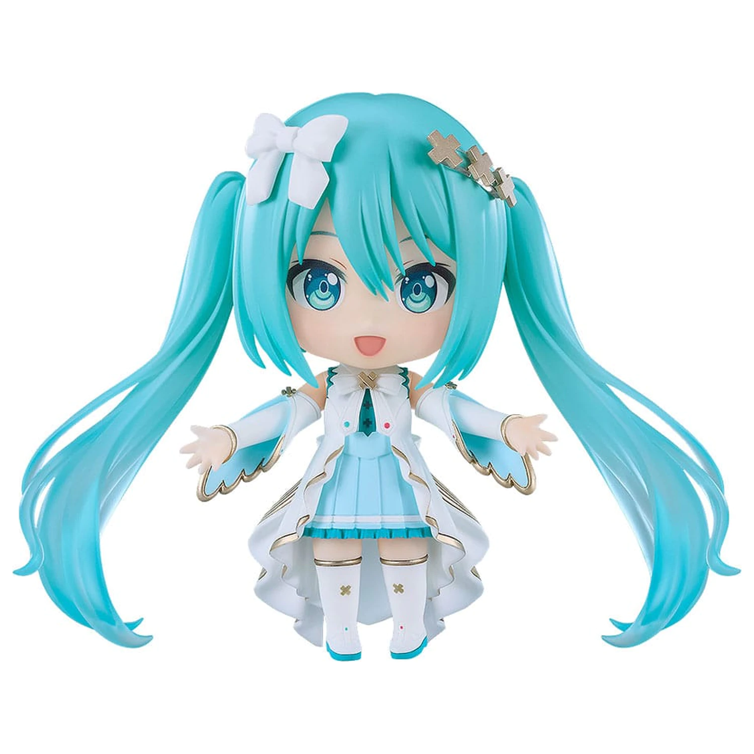 Colorful Stage! The Movie: A Miku Who Can't Sing Nendoroid Action Figure Hatsune Miku: Unshuttered SEKAI Ver. 10 cm product photo