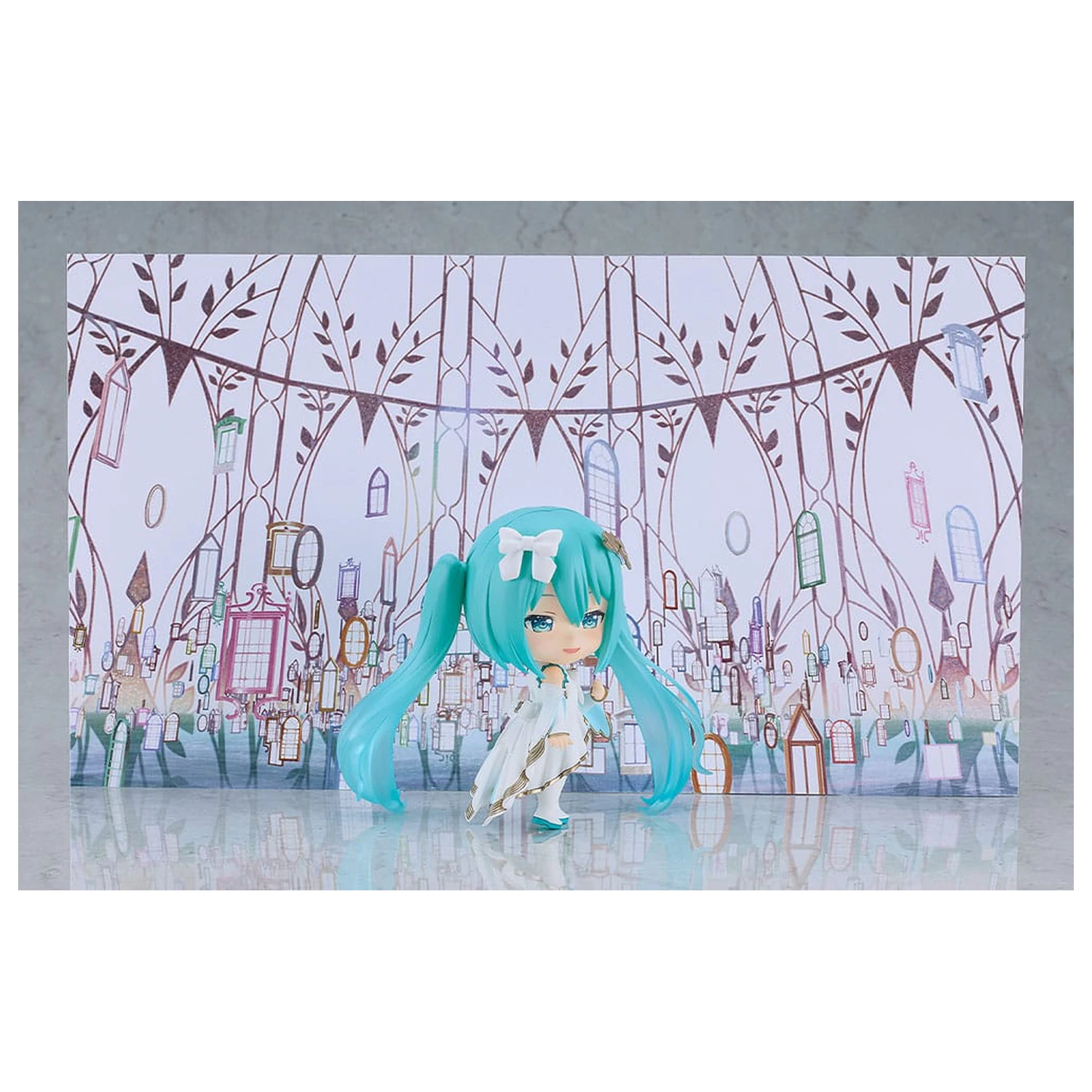 Colorful Stage! The Movie: A Miku Who Can't Sing Nendoroid Action Figure Hatsune Miku: Unshuttered SEKAI Ver. 10 cm product photo