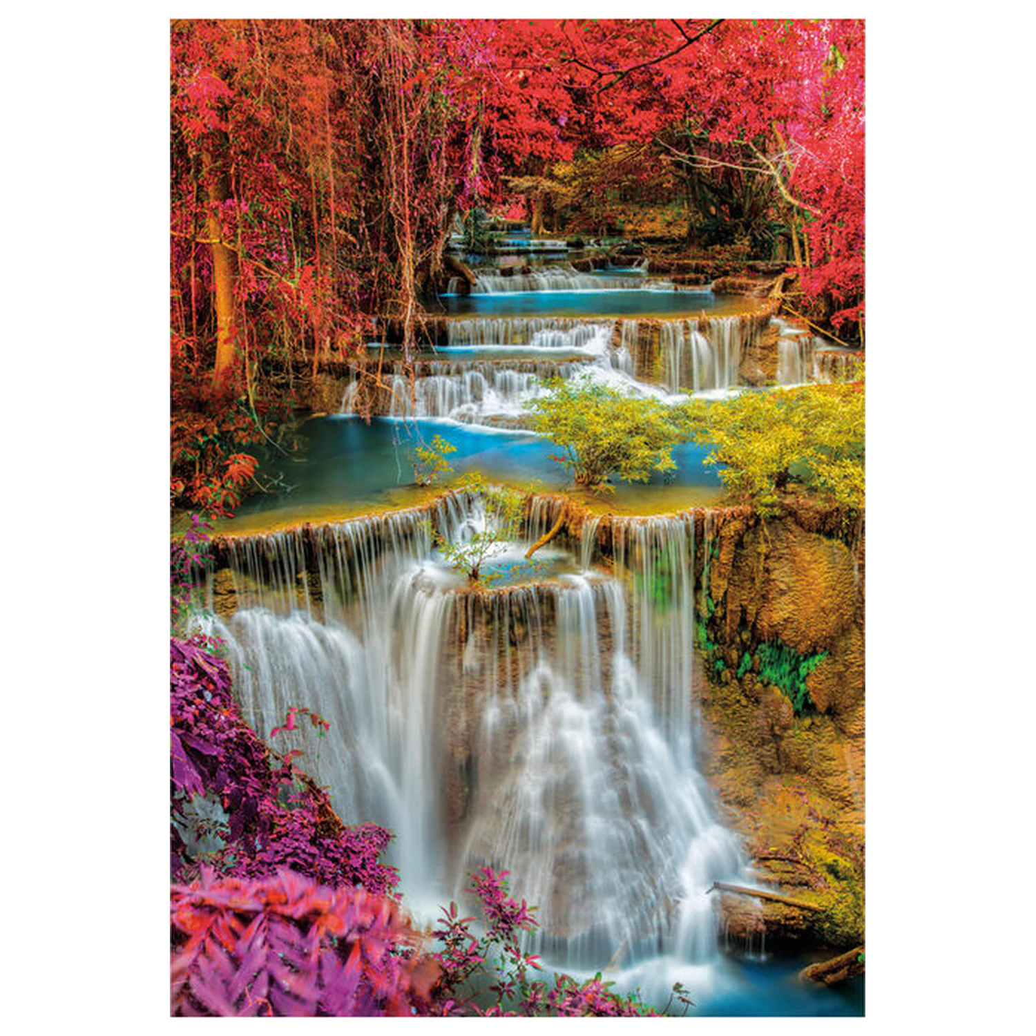 Colorful Thai Falls puzzle 1000pcs product photo