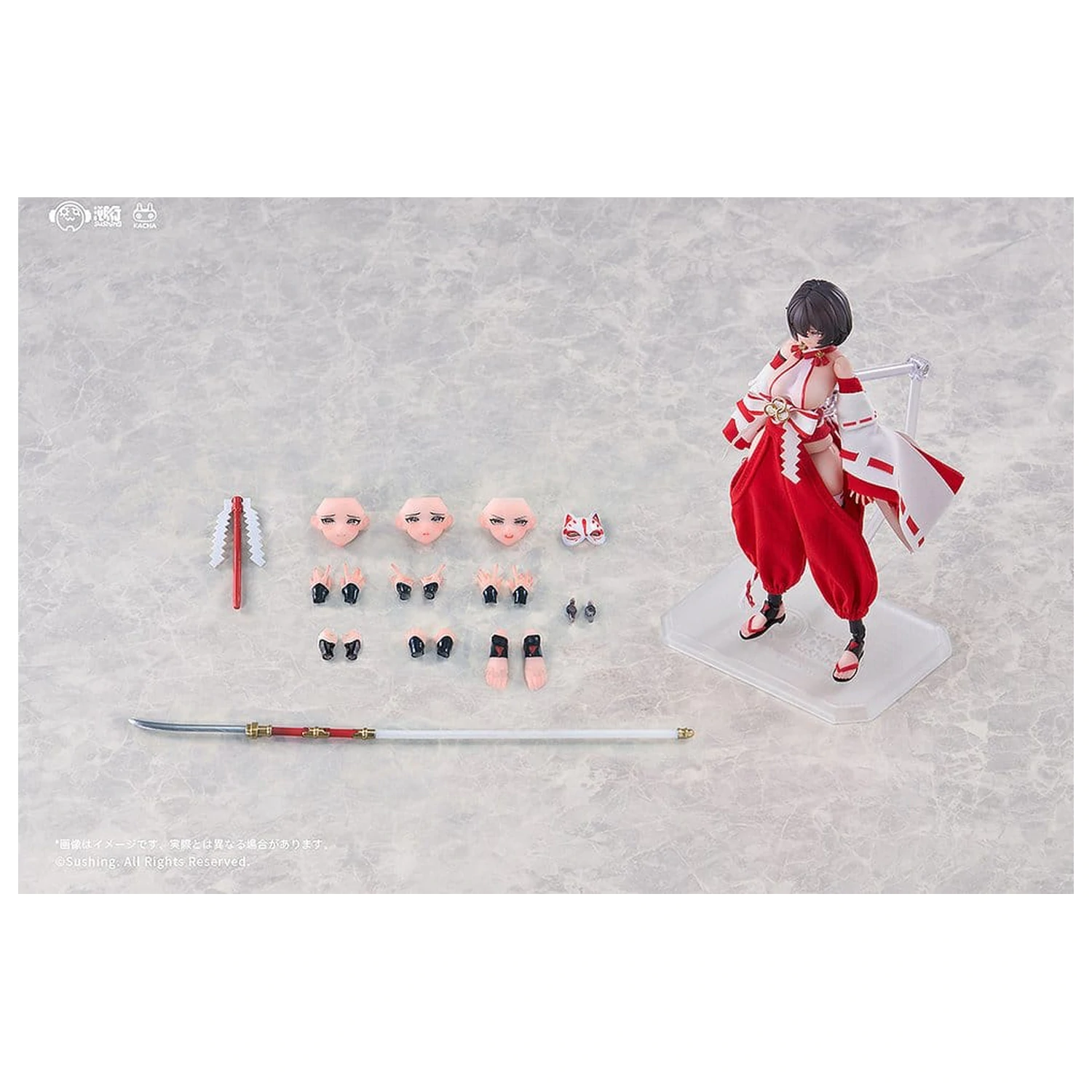 Combat Priestess Action Figure 1/12 Kikyou Uefuji 15 cm      product photo