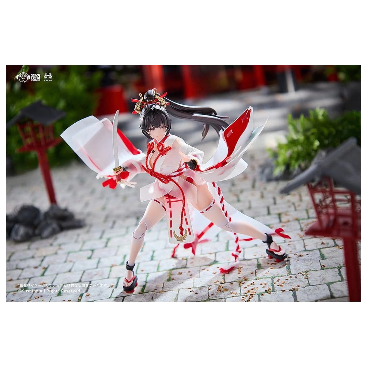 Combat Priestess Action Figure 1/12 Sakura Uefuji 15 cm     product photo