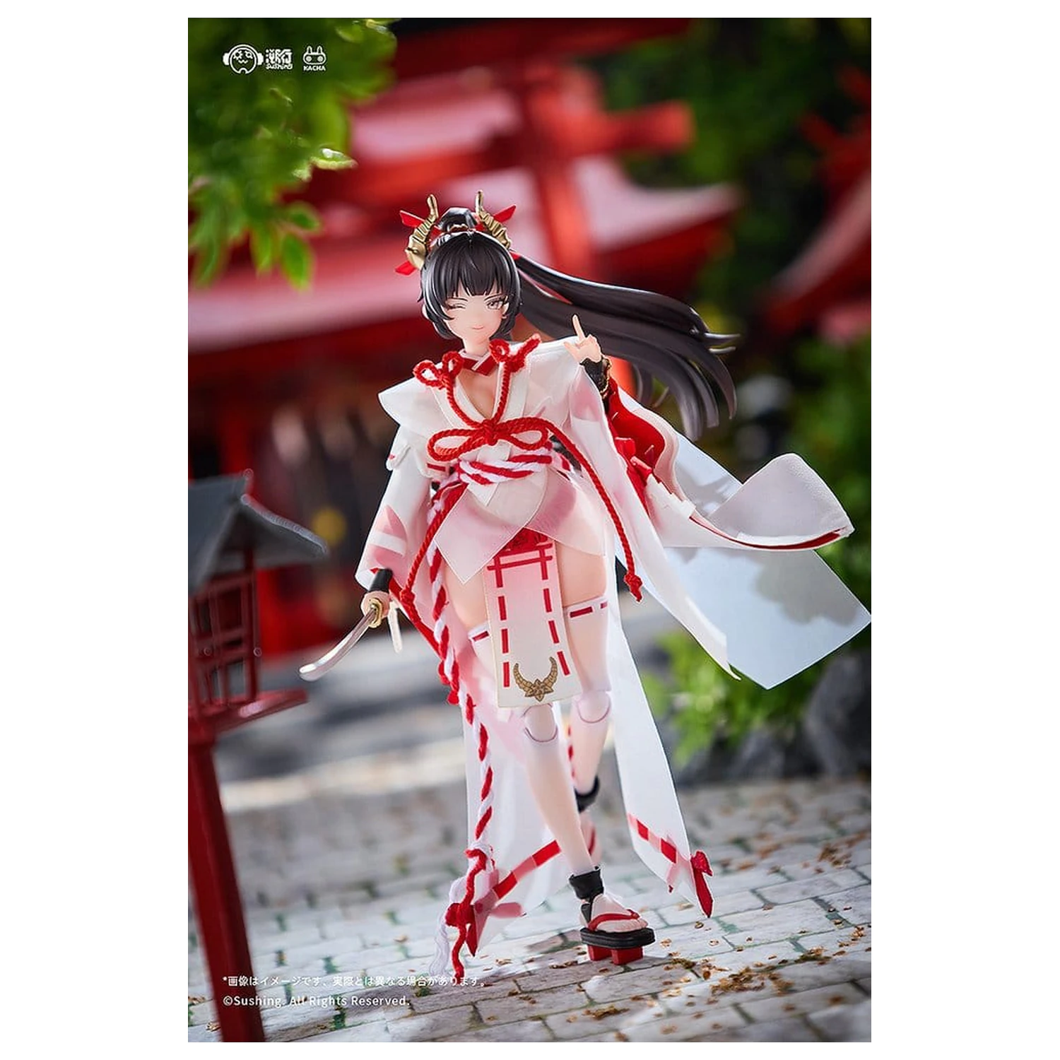 Combat Priestess Action Figure 1/12 Sakura Uefuji 15 cm     product photo