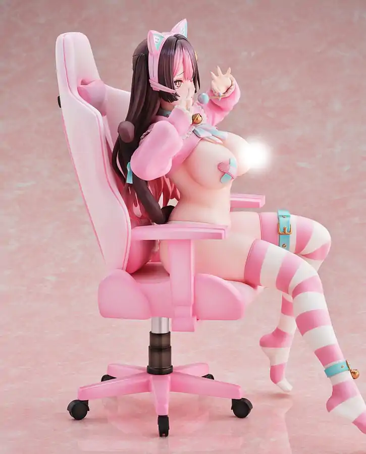 Comic Unreal PVC Statue 1/6 The Bewitching Landmine-Type Catgirl Streamer, Kuro Illustrated by Danimaru 22 cm product photo